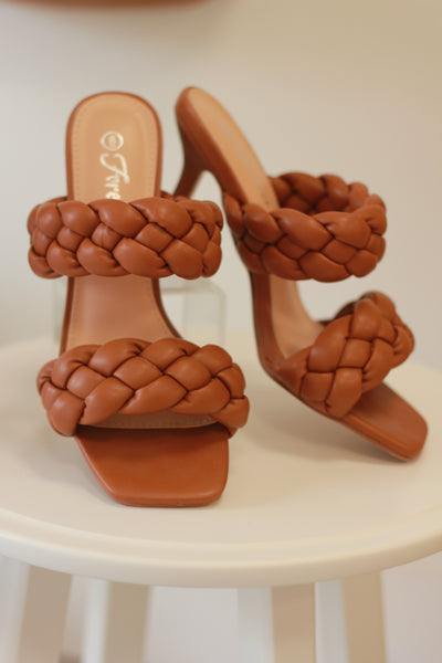 braided heels